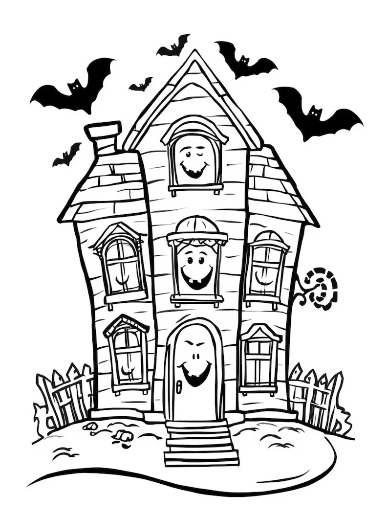 Libro da colorare di Halloween – Immagine 6 di 6