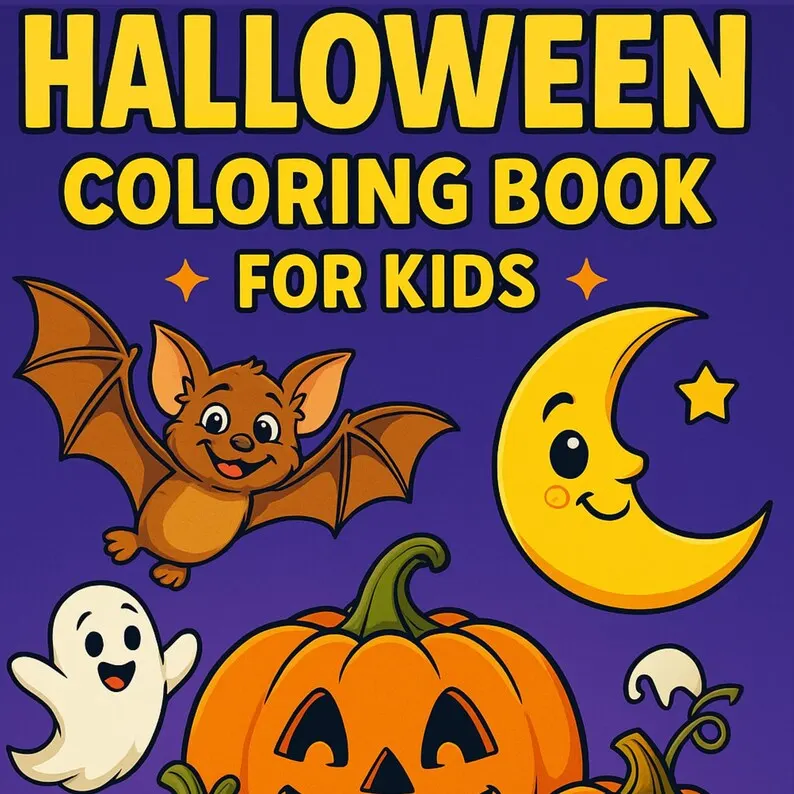 Halloween-Malbuch