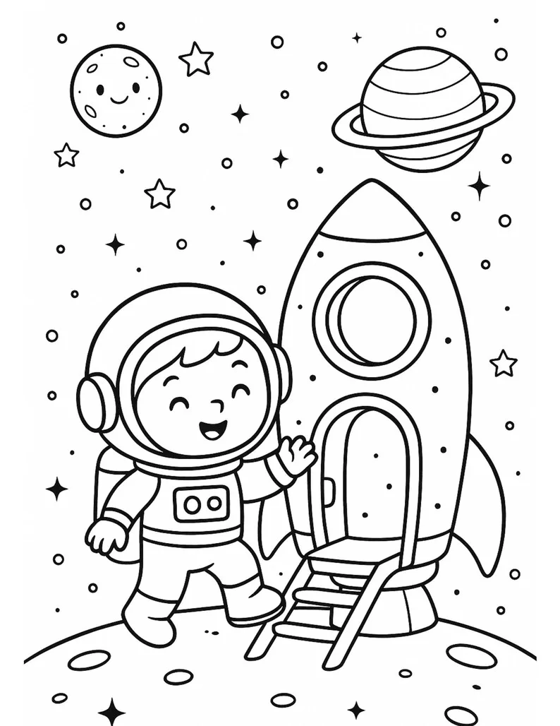 Space Coloring Bundle – Image 3 of 6