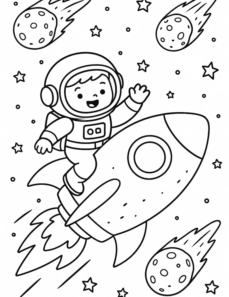 Space Coloring Bundle – Image 4 of 6