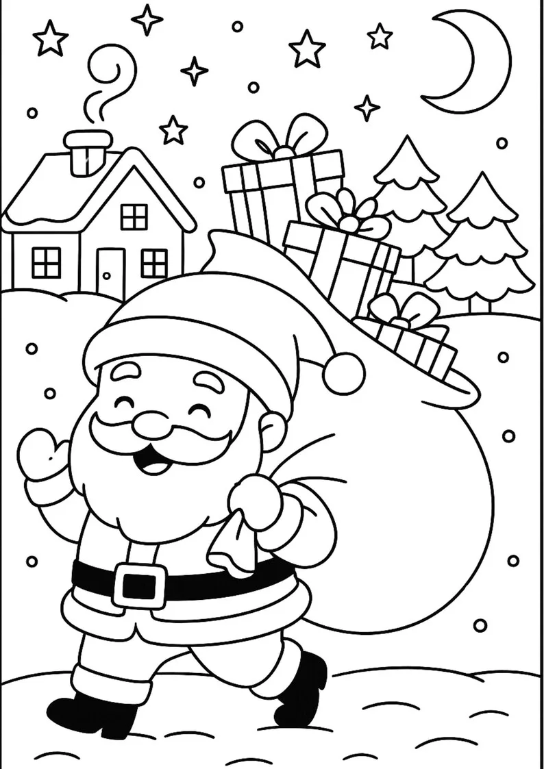 Weihnachts-Malbuch – Bild 6 von 6