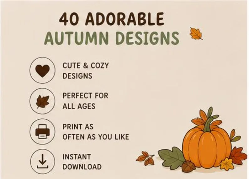 Libro kawaii «Otoño acogedor» – Imagen 3 de 6