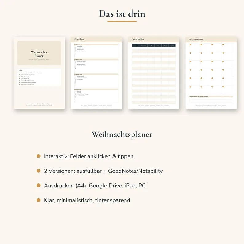 Planner di Natale – Immagine 2 di 2