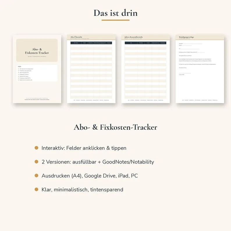 Subscription Tracker – Image 2 of 2